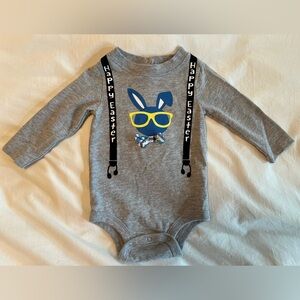 Koalakids Happy Easter One Piece Bodysuit Baby Size 3-6 Months